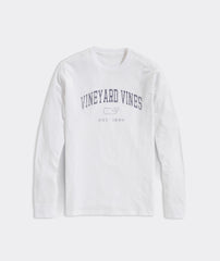 Vineyard Vines Heritage Wash LS Tee - White Cap