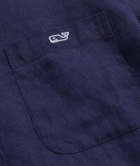 Vineyard Vines Linen Shirt - Nautical Navy