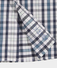 Vineyard Vines OTG Brrr Tattersall Shirt - Bleached Aqua Plaid