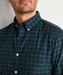 Vineyard Vines Tartan OTG Brrr Shirt - Charleston Green Plaid