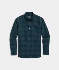 Vineyard Vines Tartan OTG Brrr Shirt - Charleston Green Plaid