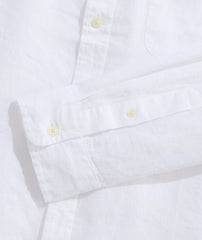 Vineyard Vines Solid Linen Shirt - White Cap