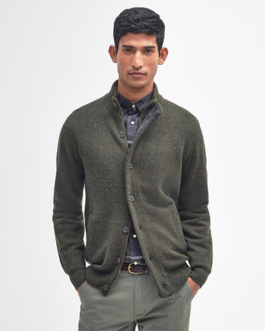 Barbour Essential Patch Zip Through - Seaweed