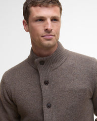 Barbour Essential Patch Zip Through - Dark Stone