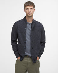 Barbour Essential Patch Zip Through - Charcoal Marl
