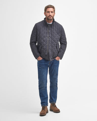 Barbour Shoveler Quilted Jacket - Navy
