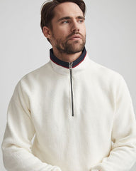 Holebrook Classic Wind Proof 1/4 Zip - White