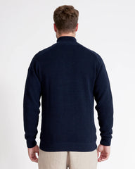 Holebrook Calle Windproof Full Zip Sweater - Navy