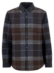 Barbour Chapter Tailored Check Overshirt - Midnight Oak Tartan