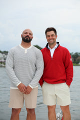 Holebrook Classic Wind Proof 1/4 Zip Sweater - Red