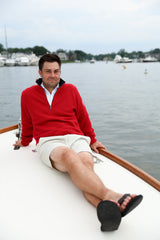 Holebrook Classic Wind Proof 1/4 Zip Sweater - Red