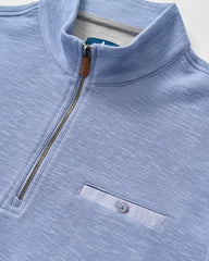 Johnnie-O Flame Stitch Zip - Cloudburst