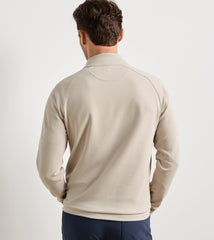 Peter Millar Cradle Pique Performance 1/4 Zip - Khaki