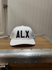 ALX (Code) Word Trucker Hat - White