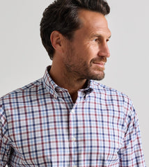 Peter Millar Elliot Crown Lite Cotton Stretch Sport Shirt - Lakeside