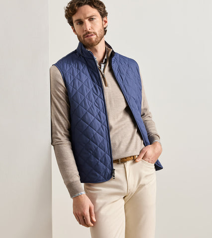 Peter Millar Essex Vest - Crown Blue