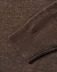 Johnnie-O Raynor Merino 1/4 Zip - Cocoa