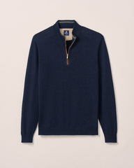 Johnnie-O Raynor Merino 1/4 Zip - Navy