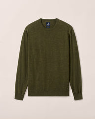 Johnnie-O Ronald Merino Wool Crewneck Sweater - Forged