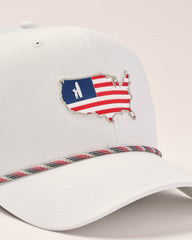 Johnnie-O Flagler Logo Hat - White