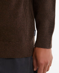 Barbour Holden Half Zip - Dark Oak