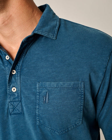 Johhnie-O Original 4 Button Polo Coastal Wash - Sport Navy