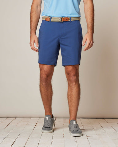 Johnnie-O Jupiters Cotton Stretch 8" Performance Shorts - Lake