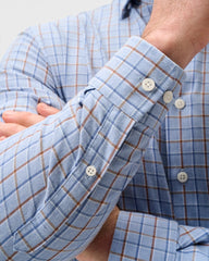 Johnnie-O Performance Button Down Chestnut Pane - Salt Creek