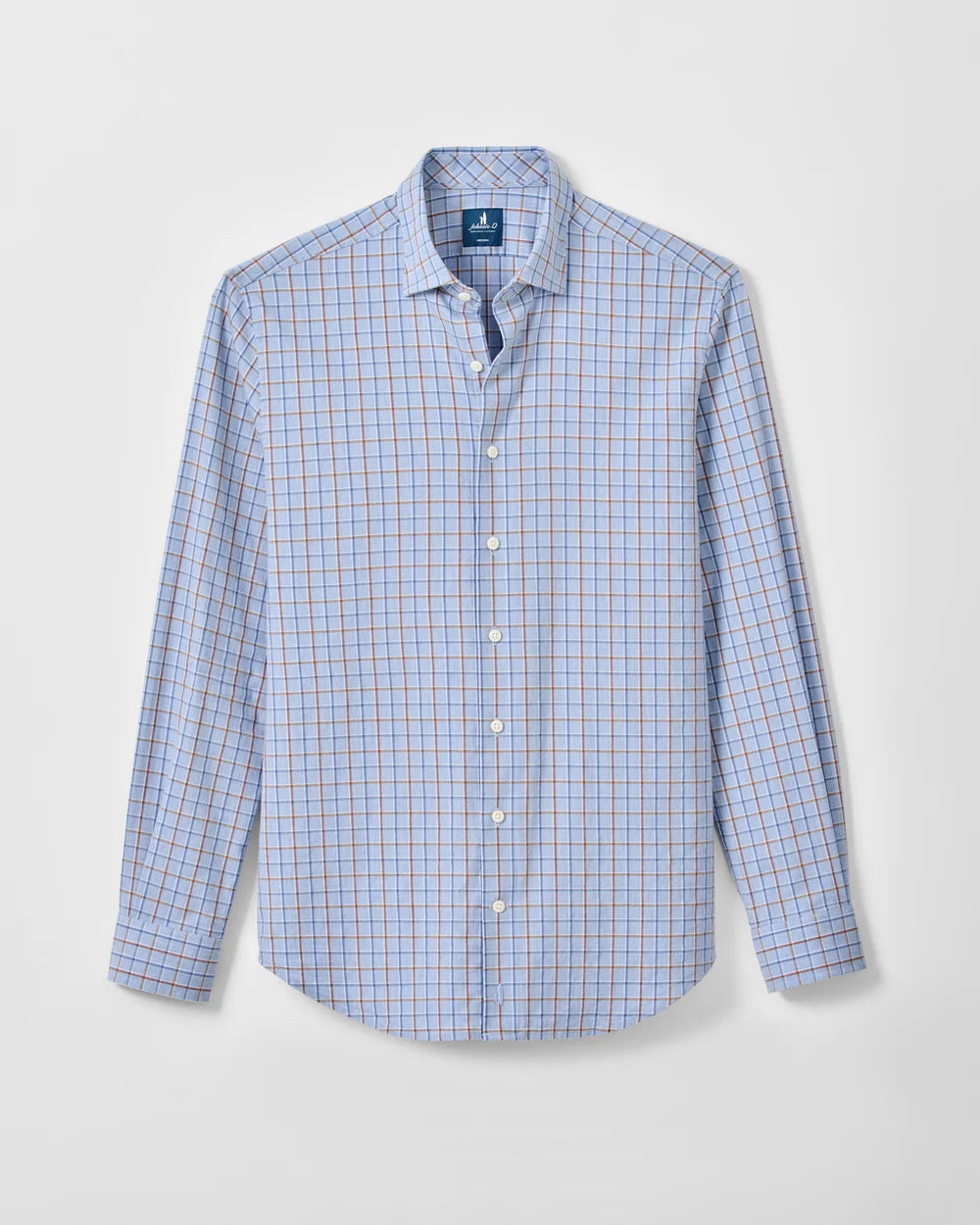 Johnnie-O Performance Button Down Chestnut Pane - Salt Creek