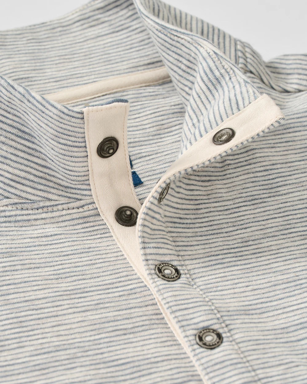 Johnnie-O Cove Stripe Henley - Cream