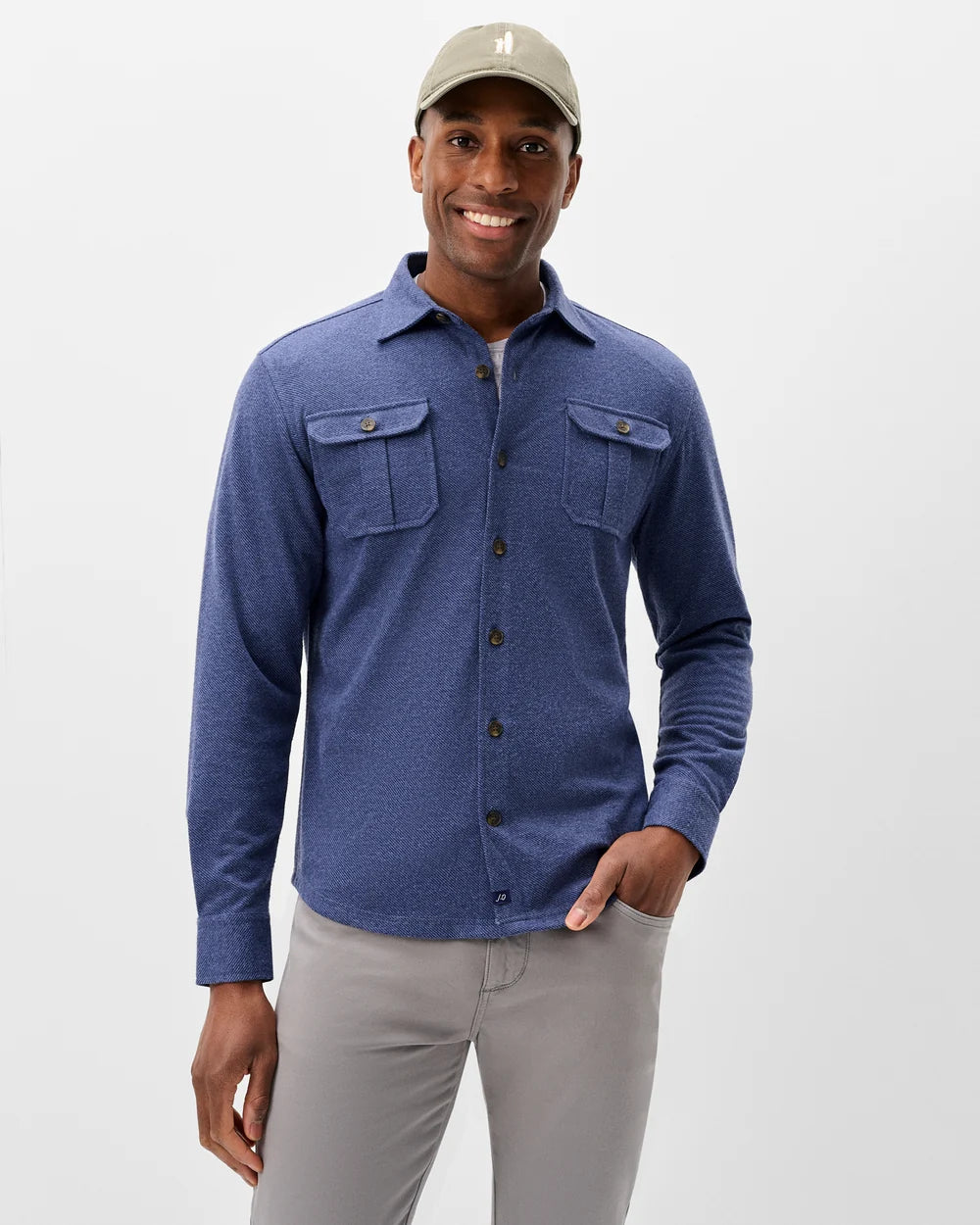 Johnnie-O Sequoia Twill Solid - Twilight