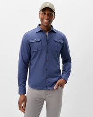 Johnnie-O Sequoia Twill Solid - Twilight