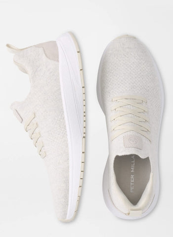 Peter Millar Odeon Sneaker - Icy White