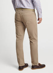 Peter Millar Signature Sateen Five Pocket Pant - Grain