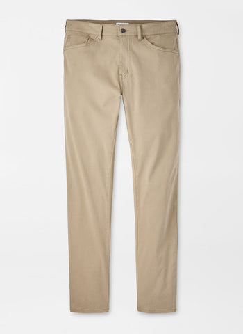 Peter Millar Signature Sateen Five Pocket Pant - Grain