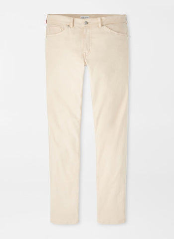 Peter Millar Signature Sateen Five Pocket Pant - Sand