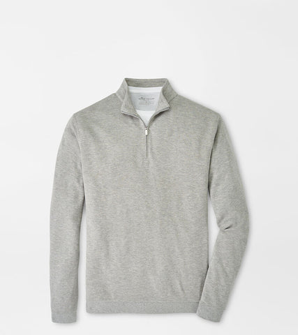Peter Millar Crown Comfort Pullover - Light Grey