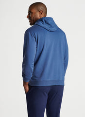 Peter Millar Lava Wash Garment Dyed Hoodie - Ocean Blue