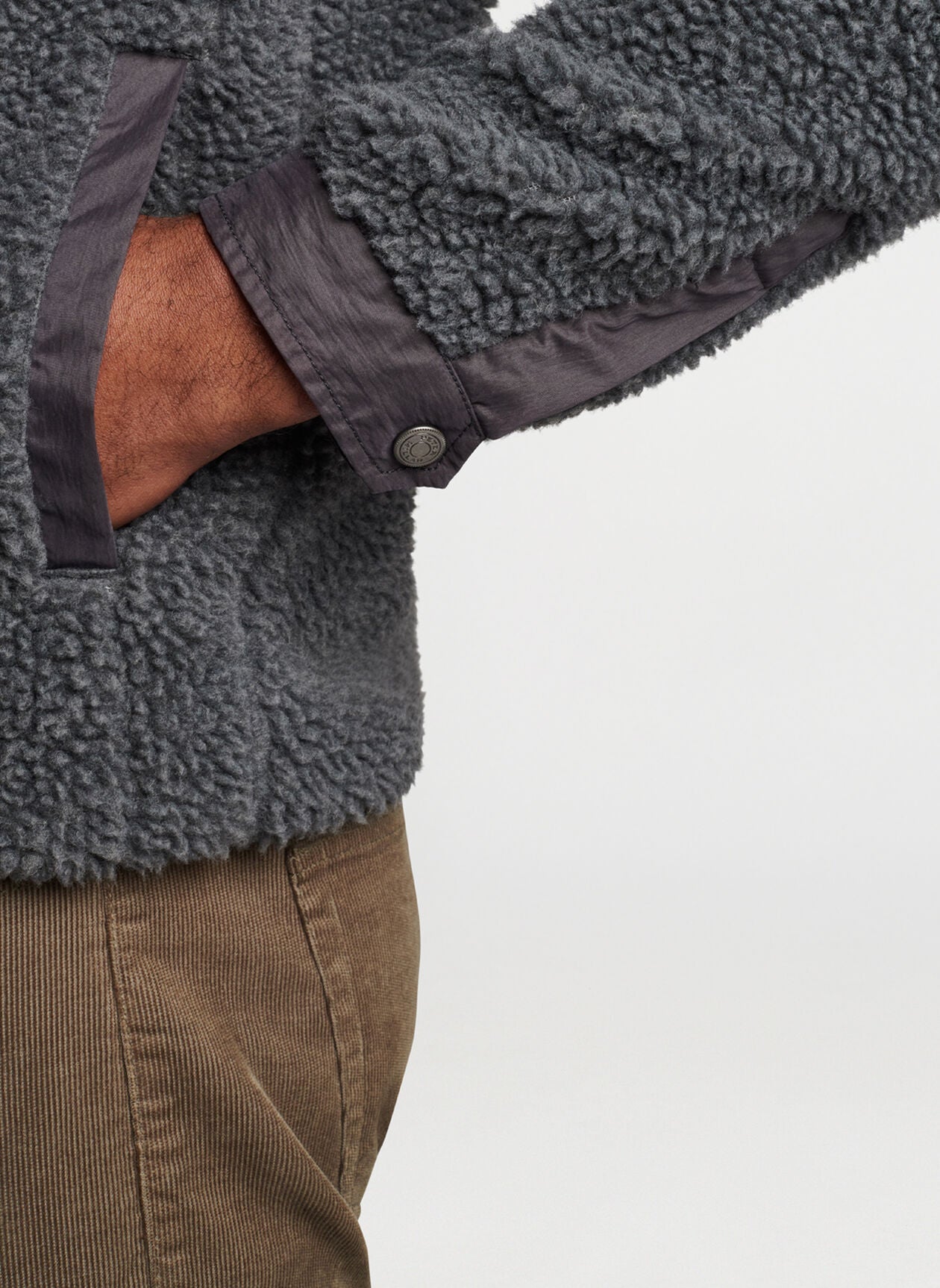 Peter Millar Autumn Pile Fleece Jacket - Iron