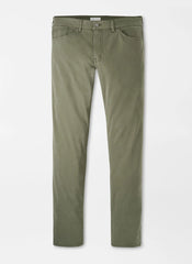 Peter Millar Signature Sateen Five Pocket Pant - Military