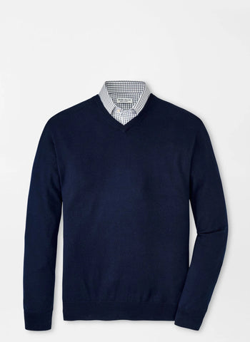 Peter Millar Autumn Crest V-Neck - Navy