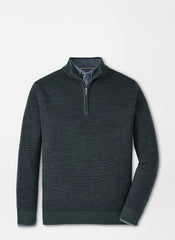 Peter Millar Breaker Birdseye 1/4 Zip - Balsam