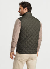 Peter Millar Essex Vest - Dark Olive