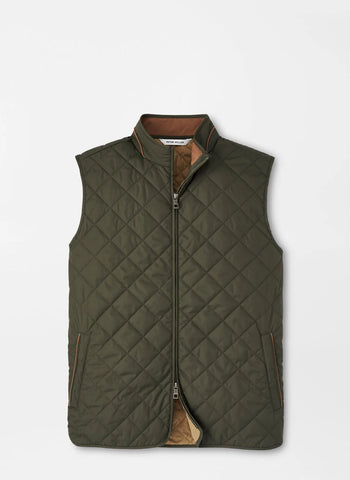 Peter Millar Essex Vest - Dark Olive