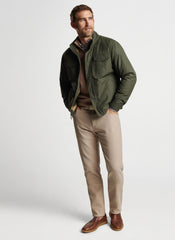 Peter Millar Norfolk Bomber - Dark Olive