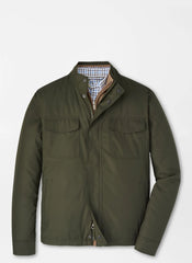 Peter Millar Norfolk Bomber - Dark Olive