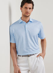 Peter Millar Oyster Shooter Performance Jersey Polo - White