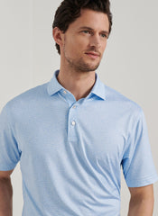 Peter Millar Oyster Shooter Performance Jersey Polo - White