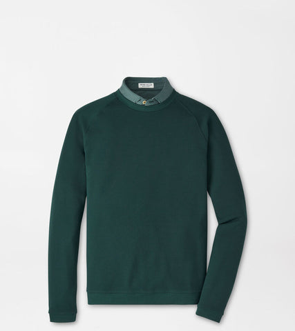 Peter Millar Cradle Pique Performance Crewneck - Nordic Pine