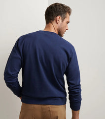 Peter Millar Crown Comfort Knit Crew - Navy